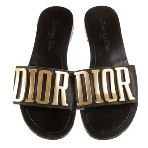 Dior Black Sandals - new season - Size36